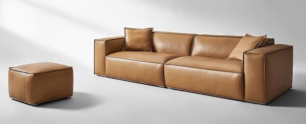 Odeta 4 Seater Sofa with Ottoman
