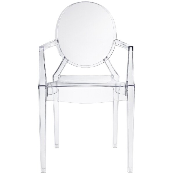 Louis Ghost Arm Chair Replica (Clear)