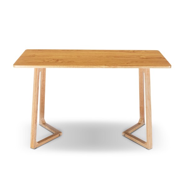 Dyri V-Legged Rectangular Sofa Dining Table (Natural)