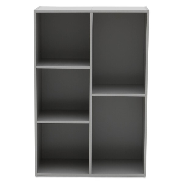 Acadia 5 Cube Display Bookshelf in Light Grey