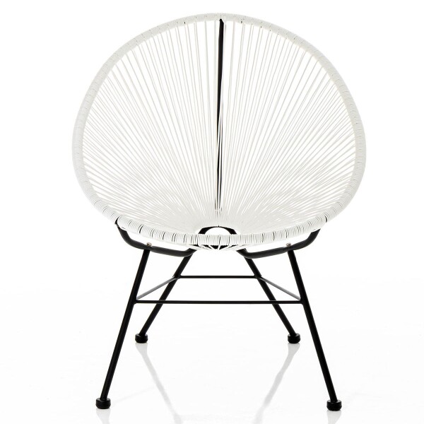 Keeva Wicker Chair (White)