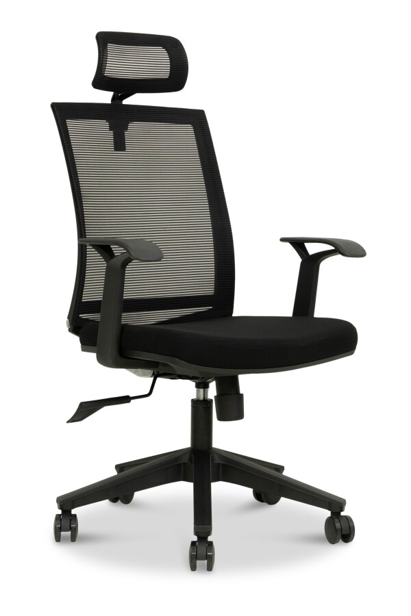 Nyler High Back Mesh Chair (Black)