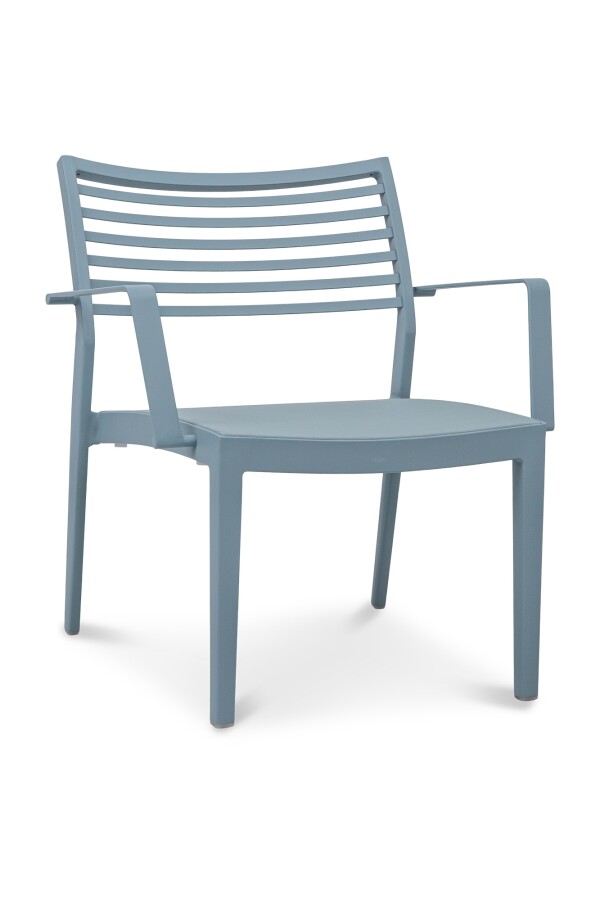 Madie Aluminium Armchair (Blue Willow)