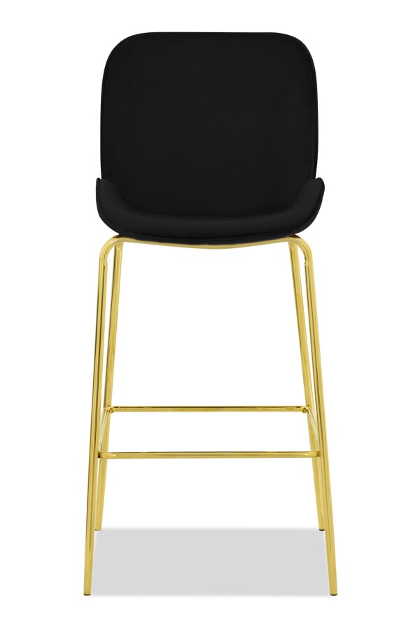 Beetle Bar Chair Replica in Velvet (Black)