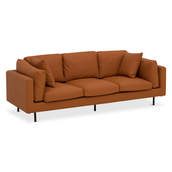 Matthias 3 Seater Sofa (Camel Brown)