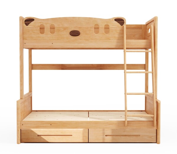Jace Kids Bunk Bed Frame with Underbed Drawers (UK Small Double)