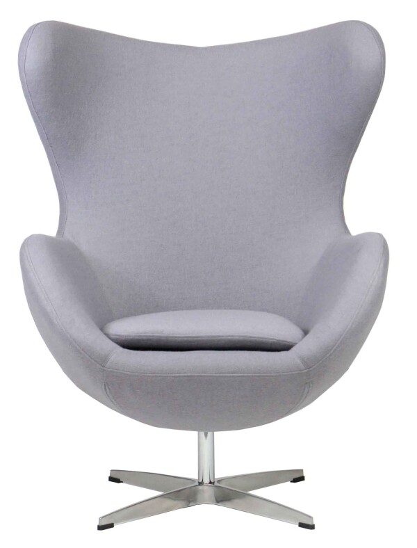 Egg Replica Chair (Light Grey)