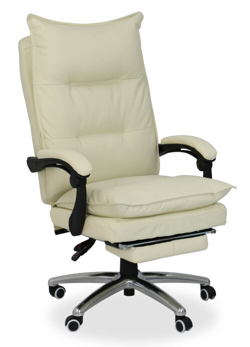 Deluxe Pu Executive Office Chair (Beige)