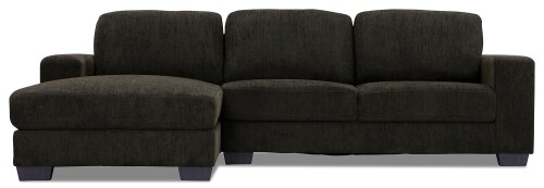 Layton 3 Seater L Shape-Rest Section on RIGHT Side when Seated (Bitter Chocolate)