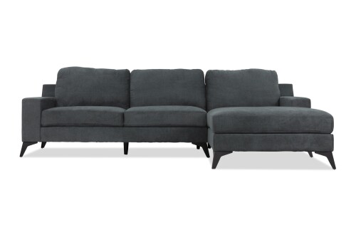 Iris 3 Seater L Shape-Rest Section on LEFT Side when Seated (Midnight Blue)