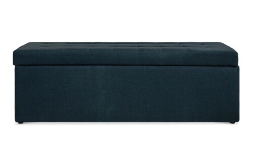 Carissa Storage Bench Fabric Jade (Long)