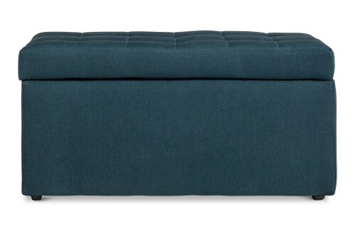 Carissa Storage Bench Fabric Jade