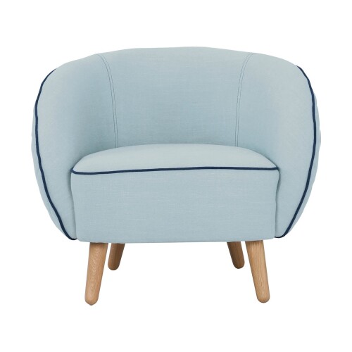 Brattie Lounge Chair (Aquamarine)