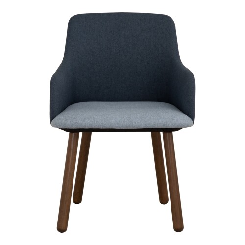Jollin Arm Chair(Navy/Light Blue)(Set of 2)
