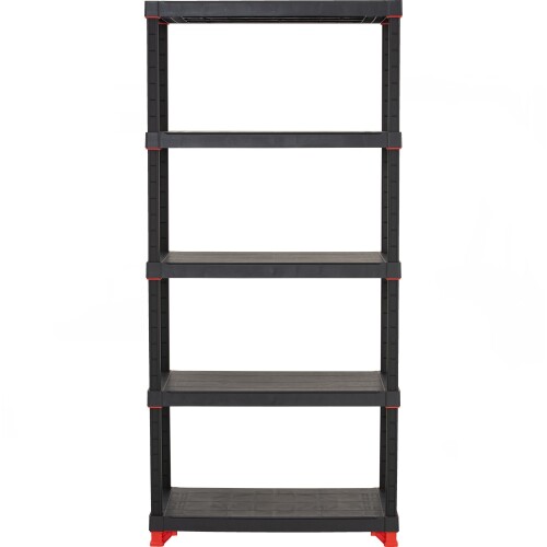 Optimus Plastic 5 Tier Display rack(Black)