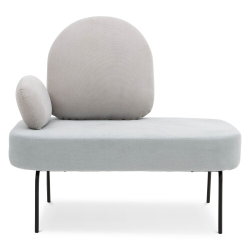 Pebble 2 Seater Sofa in Cream & Grey