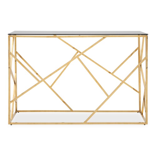 Opal Console Table II with Gold Legs