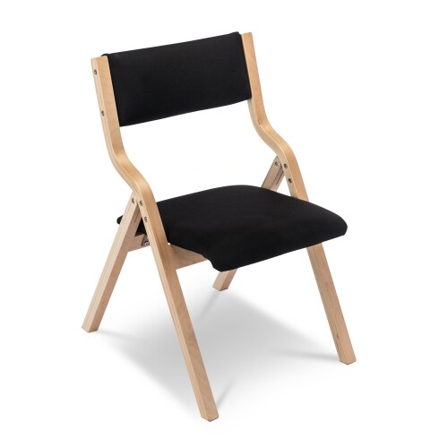 Marlene Foldable Chair (Natural/Black)