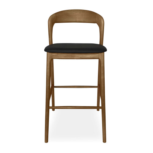 Koya Bar Chair (Walnut/Black)