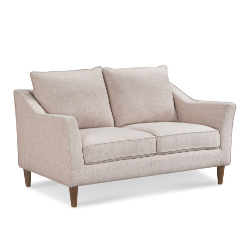 Nelek 2-Seater Fabric Sofa (Latte)