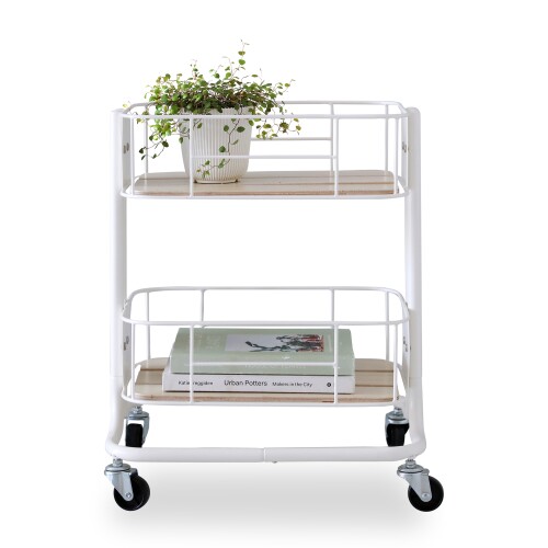Phipps 2-Tier Trolley (White)