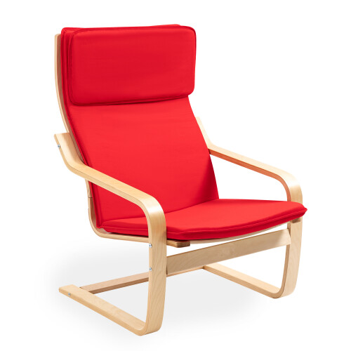 Colbey Armchair (Red/Natural)