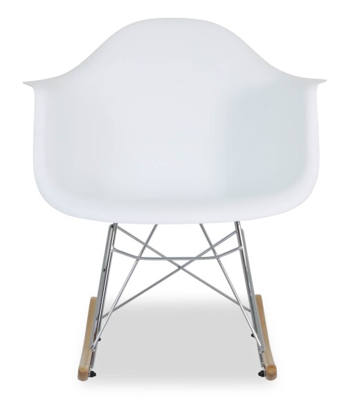 Oalo Low Rocking Lounge Chair (White)