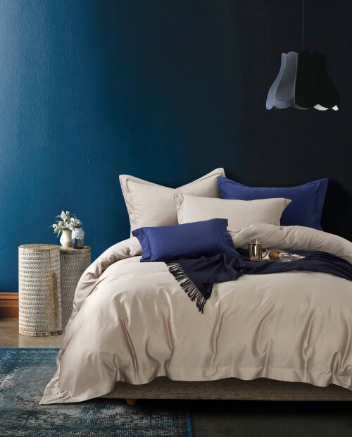FyneLinen 100% Pima Cotton 900TC Bed Set (Pearl Grey)