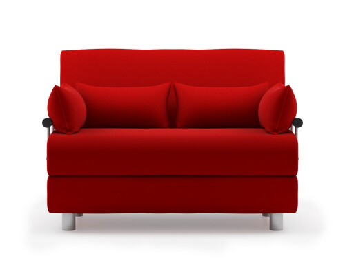 Rolly Sofa Bed (Fabric Red)