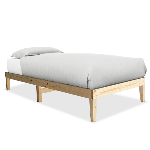 Alajos Wooden Bed Frame (Single)