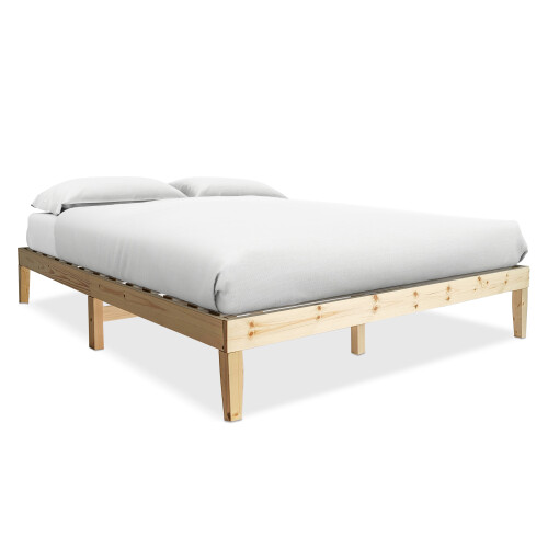 Alajos Wooden Bed Frame (Queen)