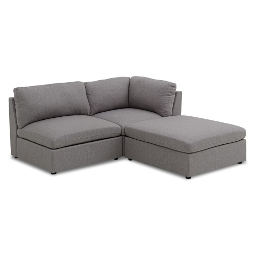 Laraine Modular Sofa Set (Grey) 