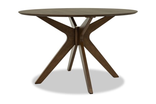 Duncan Round Dining Table Walnut