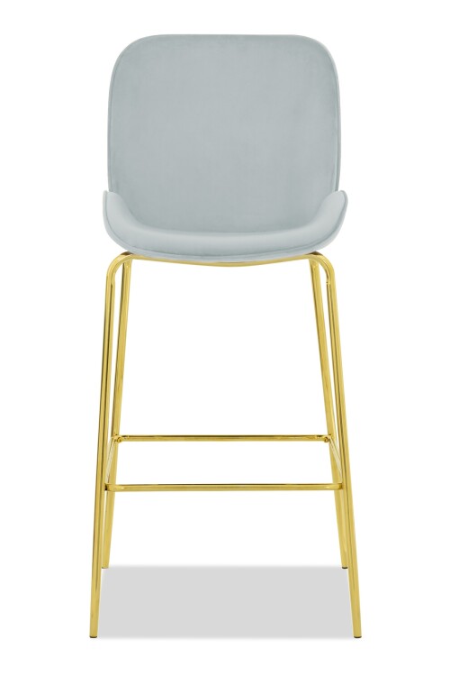 Beetle Bar Chair Replica in Velvet (Grey)