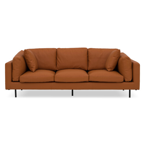 Matthias 3 Seater Sofa (Camel Brown)
