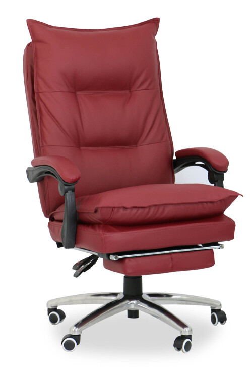 Deluxe Pu Executive Office Chair (Maroon)